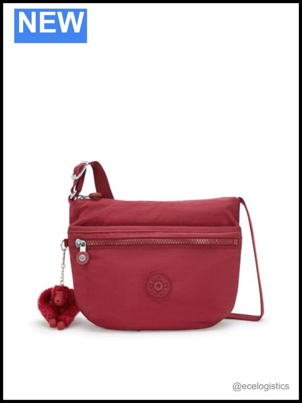 Kipling Arto S Lightweight Water Resistant Nylon Crossbody Bag